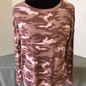 Victoria's Secret Pink Camo Long Sleeve NEW!!